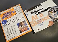 Vintage Microsoft Internet Explorer 4/IDIOT'S Guide Internet Computer Books picture