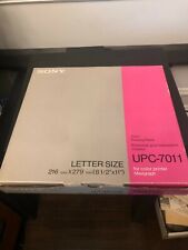 Sony Letter size new in pack UPC-7011 color Printing pack 100 prints picture
