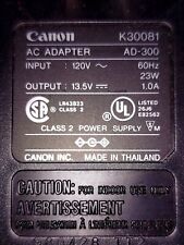 Canon 13.5V Printer Power Supply K30081 AD-300 AC/DC Adapter. Tested, Working. picture