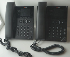 Lot of 2 Poly VVX 250 Business 4-Line IP Phone, Color LCD picture