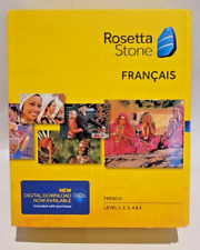 Rosetta Stone - Version 4 Francais Level 1-5 FRENCH - For PC/Mac SEALED UNOPENED picture
