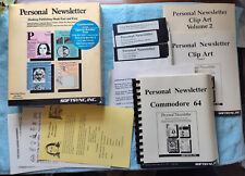 Softsync Personal Newsletter for Commodore 64 128 C64 5.25
