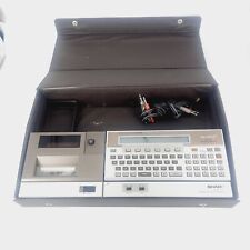Vintage Sharp PC-1500 Pocket Computer with CE-150 Printer & Case Untested  picture