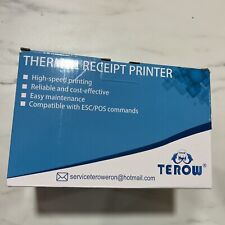 TEROW T5890K USB Thermal Receipt Printer 58MM POS Printer Portable Label Printer picture
