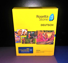 Rosetta Stone German Level 1-5 Deutsch New Sealed picture