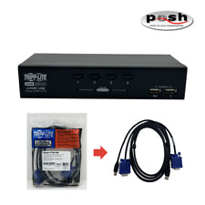 Tripp-Lite B006-VU4-R 4Port USB KVM Switch W/ P758-006 Cable included picture