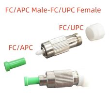 2Pcs FC APC Male to FC UPC Female SM Fiber Optical Adapter Fiber Optic Converter picture