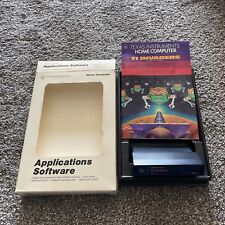 Texas Instruments Home Computer Software TI Invaders Arcade Entertainment...CIB picture