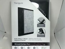 TARGUS FOLIO WRAP + STAND SIGNATURE SERIES FOR MICROSOFT SURFACE PRO 4 GRAY NEW picture