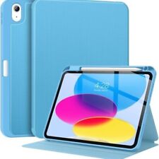 NWT Supveco Case for iPad 10.9 inch Multiple Viewing Angles Smart Soft TPU Blue picture