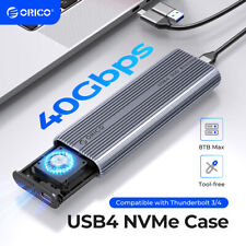 ORICO USB4 M.2 NVMe SSD Enclosure 40Gbps M.2 Case for NVMe/PCIE 4.0 SSD&UASP 8TB picture