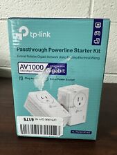TP-Link TL-PA7017P KIT - AV1000 Gigabit Passthrough Powerline Starter Kit picture