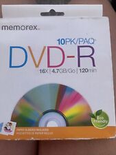 10 PACK - Memorex DVD-R 16X 4.7GB/GO 120Min picture