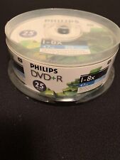 NEW 25 PHILIPS 16X DVD-R DVDR Blank Disc Media 4.7GB 120Min picture