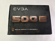 EVGA 500 W 20+4 Pin ATX Desktop Power Supply 100-B1-0500 Open Box picture