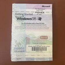 MICROSOFT WINDOWS 98 W/PRODUCT KEY + GETTING STARTED BOOK - NEW picture