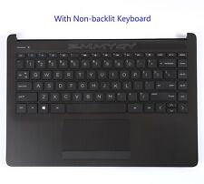 New Palmrest For HP 14-CF 14Z-DK 14-DF Non-Backlit Keyboard&Touchpad L24818-001 picture