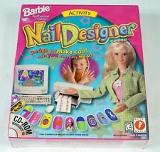 Vintage Mattel Barbie Software for Girls Nail Designer CDROM Windows 95 ST534B04 picture