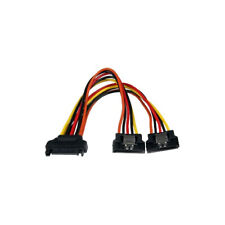 STARTECH.COM PYO2LSATA 6IN LATCHING SERIAL ATA SATA POWER CABLE SPLITTER ADAPTER picture