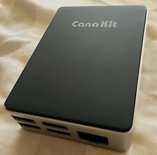 NEW CanaKit Raspberry Pi 4 CASES ONLY - Black & Silver picture
