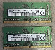 SK HYNIX 8GB 1Rx8 PC4-2666V DDR4 SODIMM  RAM 2 Piece Kit HMA81GS6JJR8N-VK picture