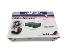 Startech.com ST124 4 Port VGA Video Splitter New Open Box w/ Adapter picture