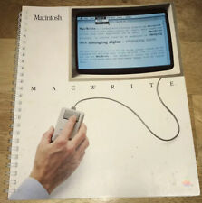 1984 MACWRITE User MANUAL Version B Guide Original Macintosh 128K M0001 Mac 512K picture