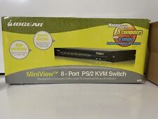 IOGEAR Miniview  GCS78 8 Port PS/2 KVM Switch Open Box picture