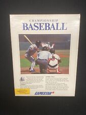 Vintage 1986 Gamestar Championship Baseball Commodore 64 SPA8068  picture