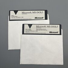 Microsoft - MS-DOS 5 v5.0 - (2) 5.25