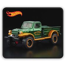 Hot Wheels 1952 Dodge Power Wagon - Custom Premium Stitched Edges Mouse Pad picture