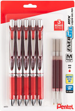 Energel Liquid Gel Ink Pens 0.7 Mm - Pack of 5 Red Deluxe RTX Energel Pe picture