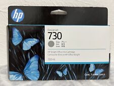 HP 730 Design Jet Ink Cartridge Gray P2V66A EXP 2026 T1600 T1700 T2600 NIB picture
