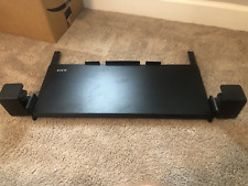 VIVO Black Clamp-on Height Adjustable Keyboard and Mouse Under Desk Slider Tray picture