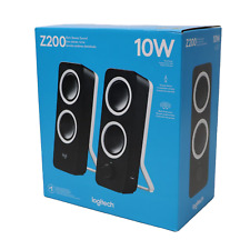 🔥Logitech Z200 2.0 Multimedia Speakers with Stereo Sound (2-Piece), Black NEW🔥 picture