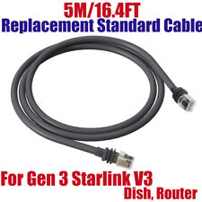5M/16.4FT Replacement Standard V3 Cable For Gen 3 Starlink, Dish, Router picture