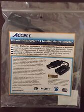 Accell UltraAV DisplayPort 1.1 to HDMI 1.4 Active Adapter (B086B-003B-2) picture