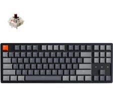 Keychron K8 Pro Wireless Mechanical Keyboard Aluminum , Brown Switch) - Black picture