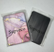 Apple iPad mini 6th Generation Case Cover SUPVECO Lot 2 Pink Marble & Black NIP picture