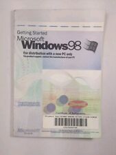 Microsoft Windows 98 Getting Started  Guide Manual Book picture