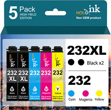 5PK For Epson 232XL Black Ink Cartridges for Epson 232 XP4200 XP4205 WF2930 2950 picture
