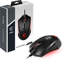 MSI Clutch GM08 Wired Gaming Mouse, USB2.0, Red LED Lighting, Weight Adjustable picture
