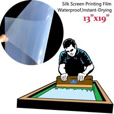 100 sheets，13 x 19，Waterproof Quick Dry Milky Inkjet Screen Printing Film picture