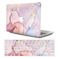 Pink Marble Matte Hard Case + Keyboard Cover for MacBook Air Pro 13