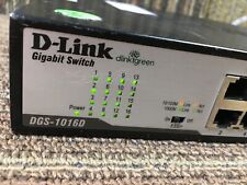 D-Link DGS-1016D 16-Port Gigabit Unmanaged Metal Desktop or Rackmount Switch picture