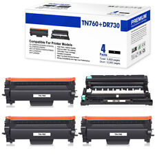 DR730 Drum TN730 TN760 Toner High Yield For Brother MFC-L2730DW MFC-L2750DW Lot picture