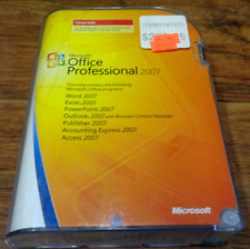 MICROSOFT OFFICE PROFESSIONAL 2007 UPGRADE WORD EXCEL ACCESS USED picture