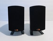 2 Klipsch ProMedia THX 2.1 Satellite Speakers With Stands Black Tested picture