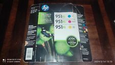 See Pics HP Office Jet 951XL Cartridge Open Box Missing  Cyan Expired 2016  picture