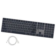 APPLE MAGIC KEYBOARD w/ NUMERIC KEYPAD (SPACE GRAY) + LIGHTNING CABLE - A1843 picture